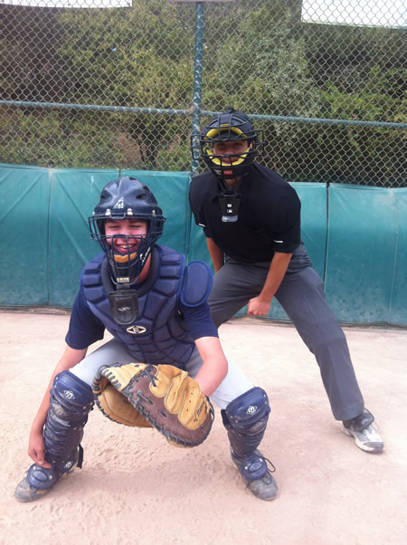 The Ump (and his brother as catcher)